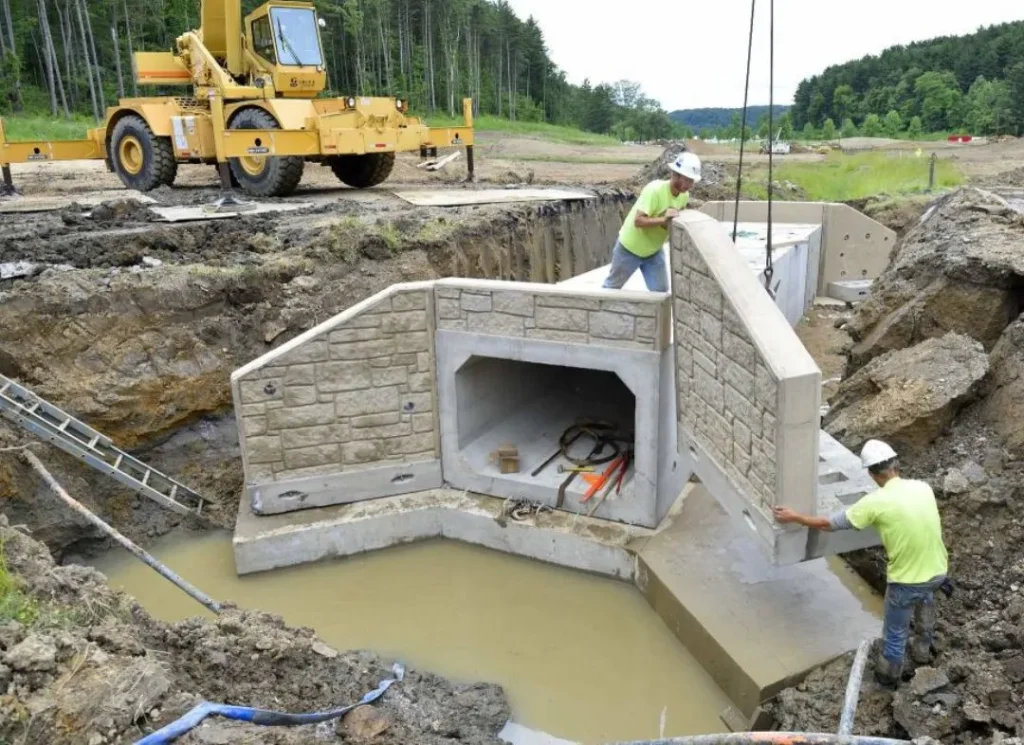 Drainage system setup